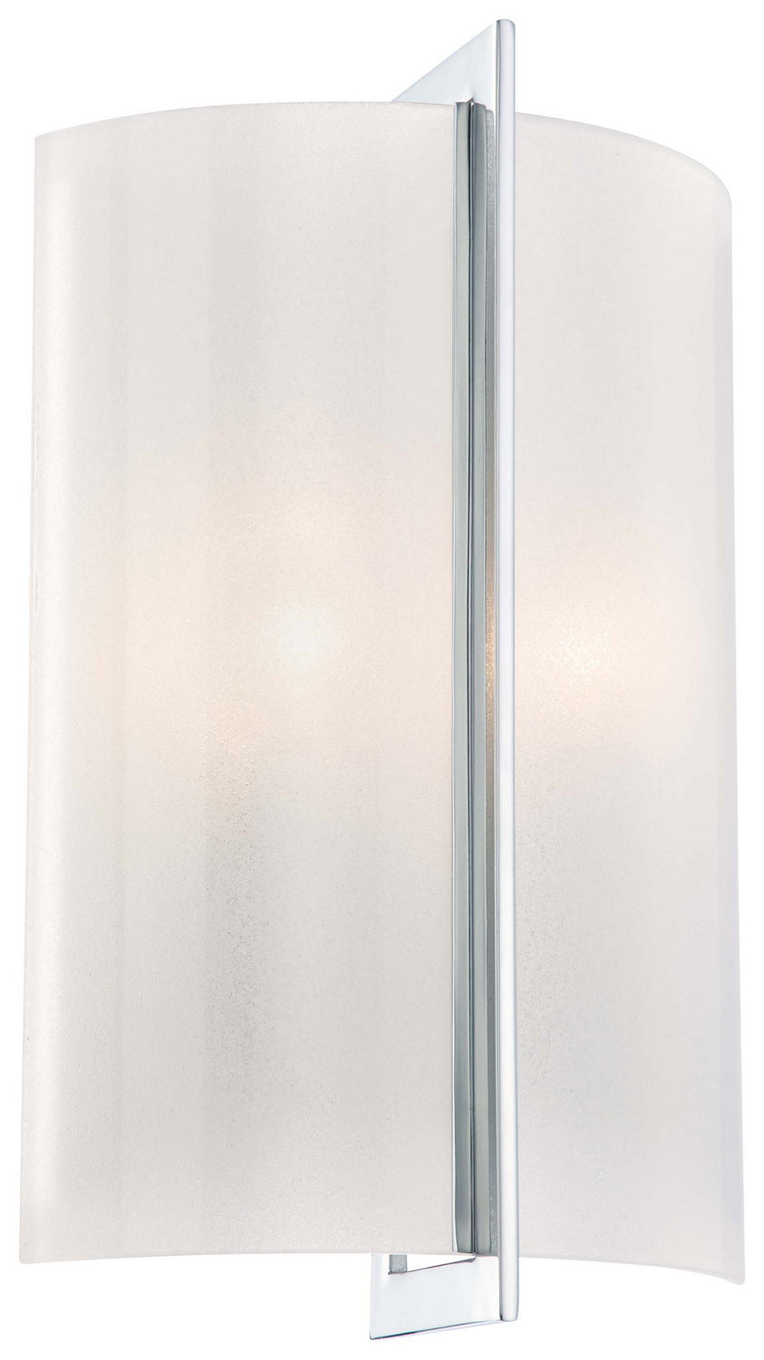 Minka Lavery Clarte Two Light Wall Sconce in Chrome