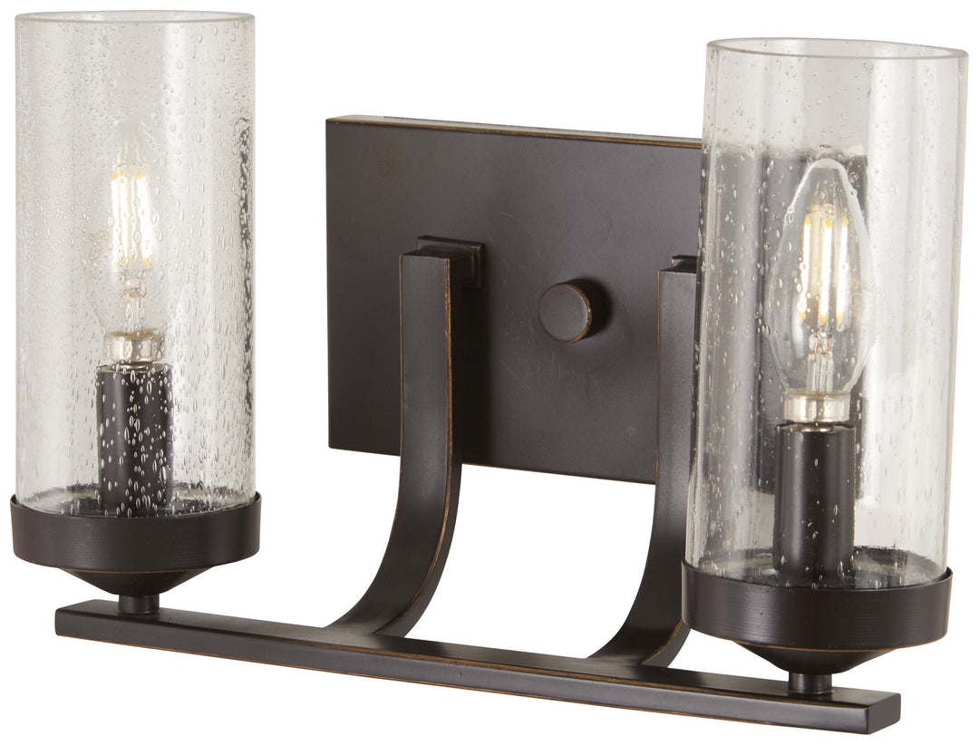 Minka Lavery Elyton Two Light Bath in Downton Bronze with Gold Highlights