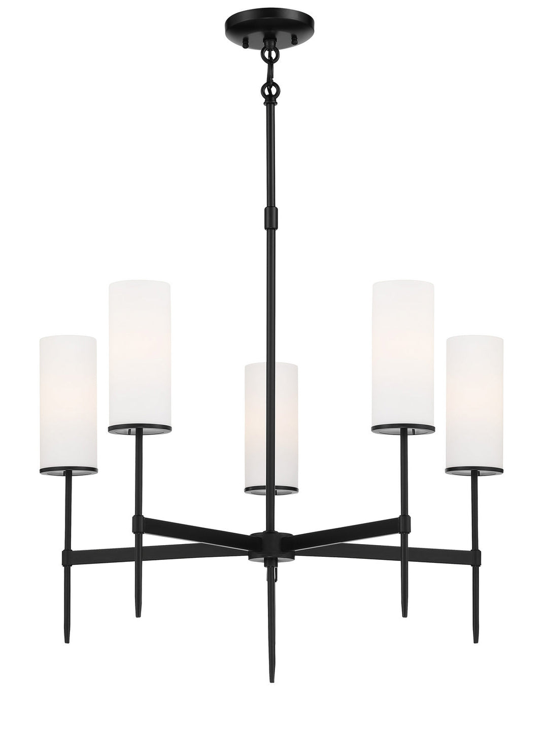 Minka Lavery First Avenue Five Light Chandelier in Coal
