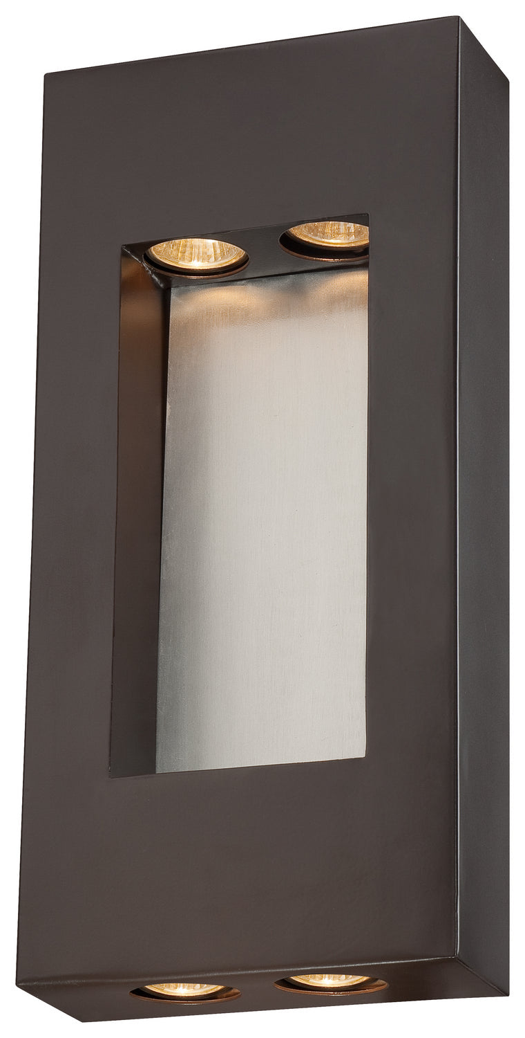 Minka Lavery Geox Four Light Outdoor Wall Mount in Dorian Bronze