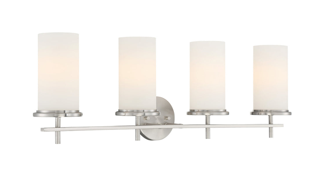 Minka Lavery Haisley Four Light Bath Bar in Brushed Nickel