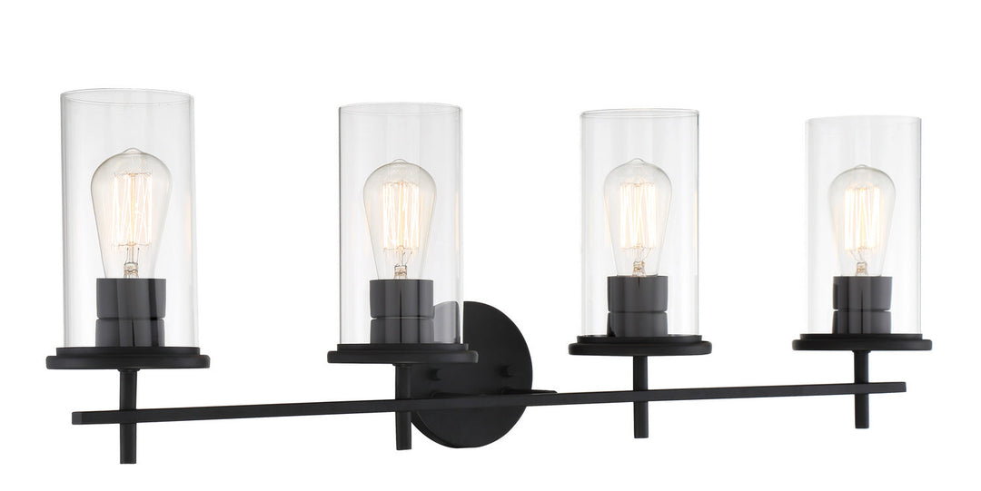 Minka Lavery Haisley Four Light Bath Bar in Coal