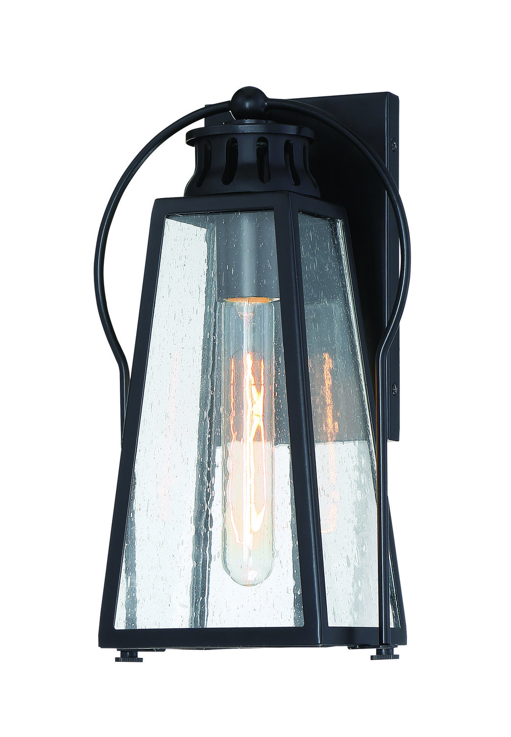 Minka Lavery Halder Bridge One Light Outdoor Wall Mount in Coal