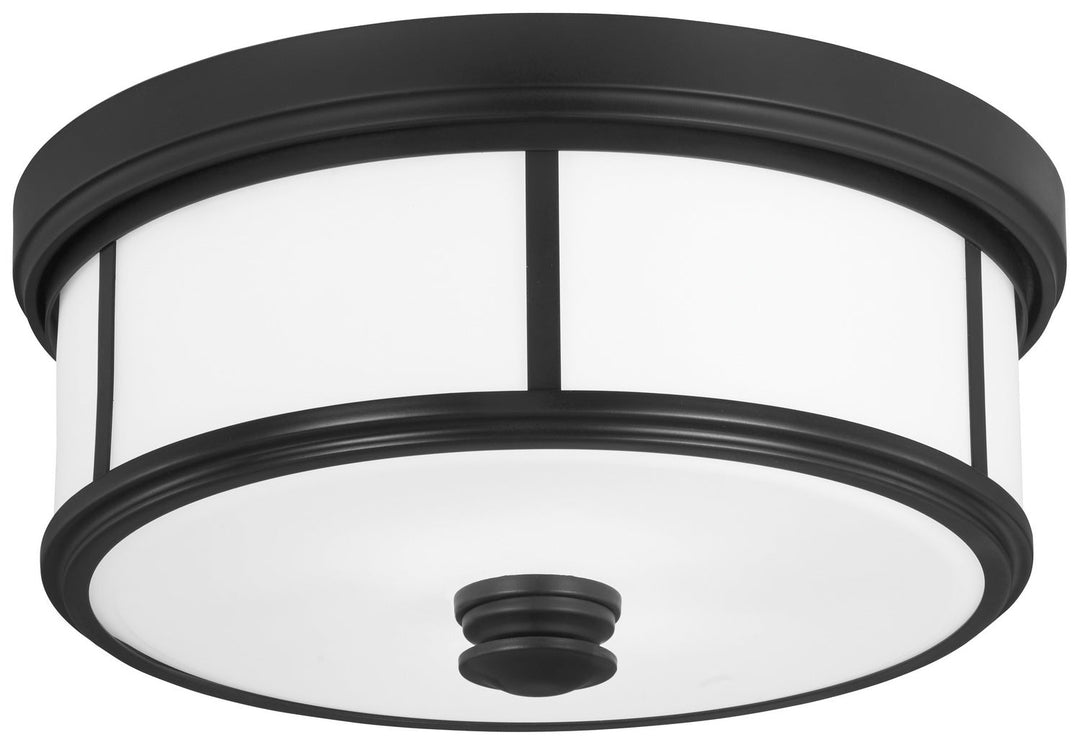 Minka Lavery Harbour Point Two Light Ceiling Mount in Coal