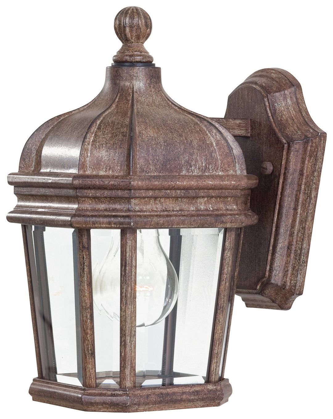 Minka Lavery Harrison One Light Wall Mount in Vintage Rust