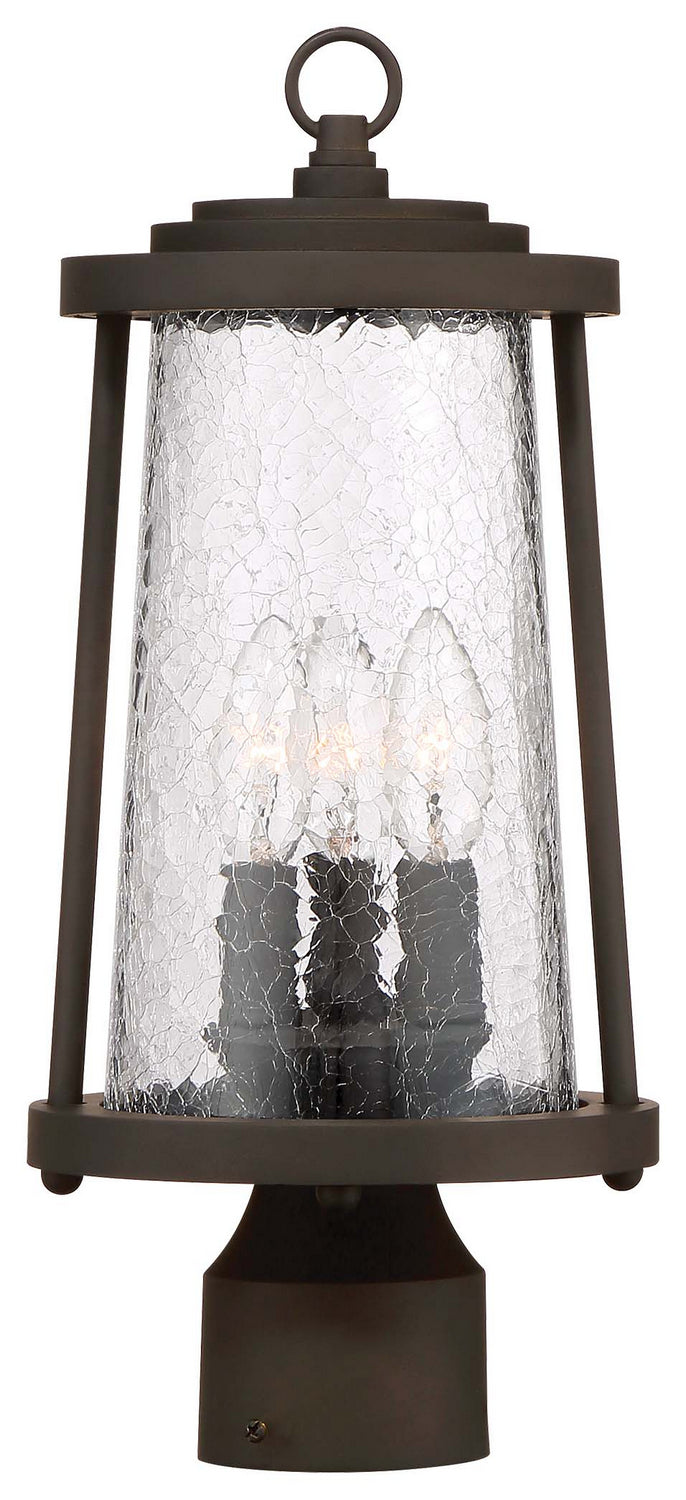 Minka Lavery Haverford Grove Three Light Outdoor Post Mount in Oil Rubbed Bronze