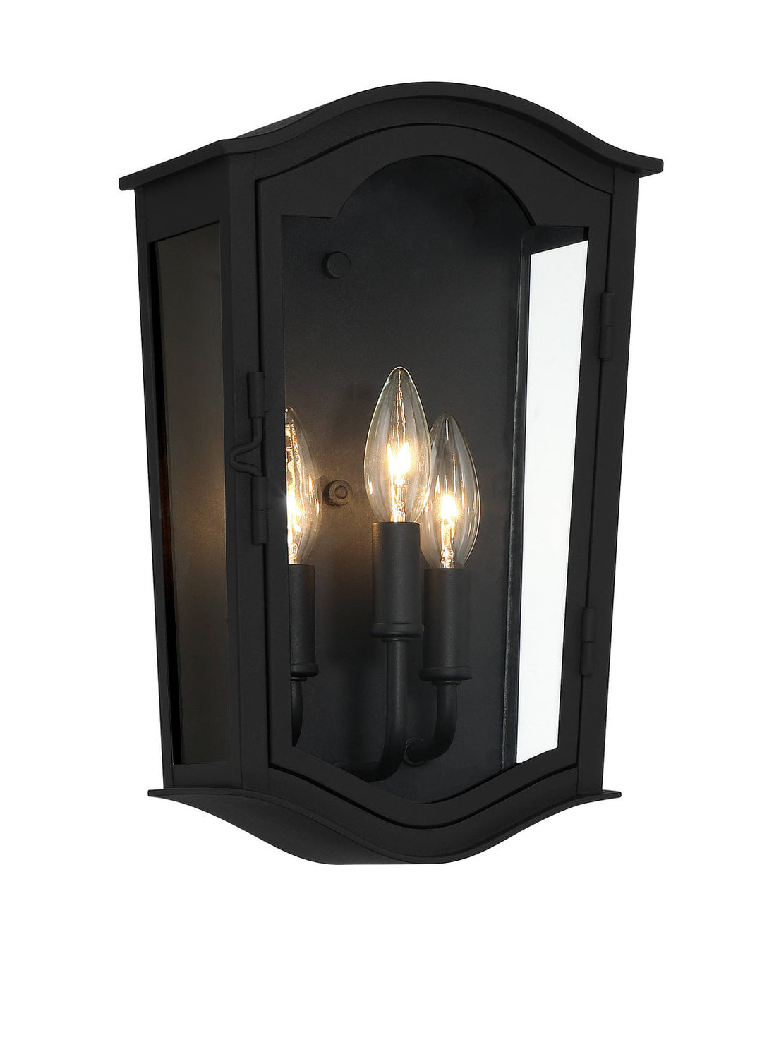 Minka Lavery Houghton Hall Three Light Outdoor Wall Mount in Sand Coal