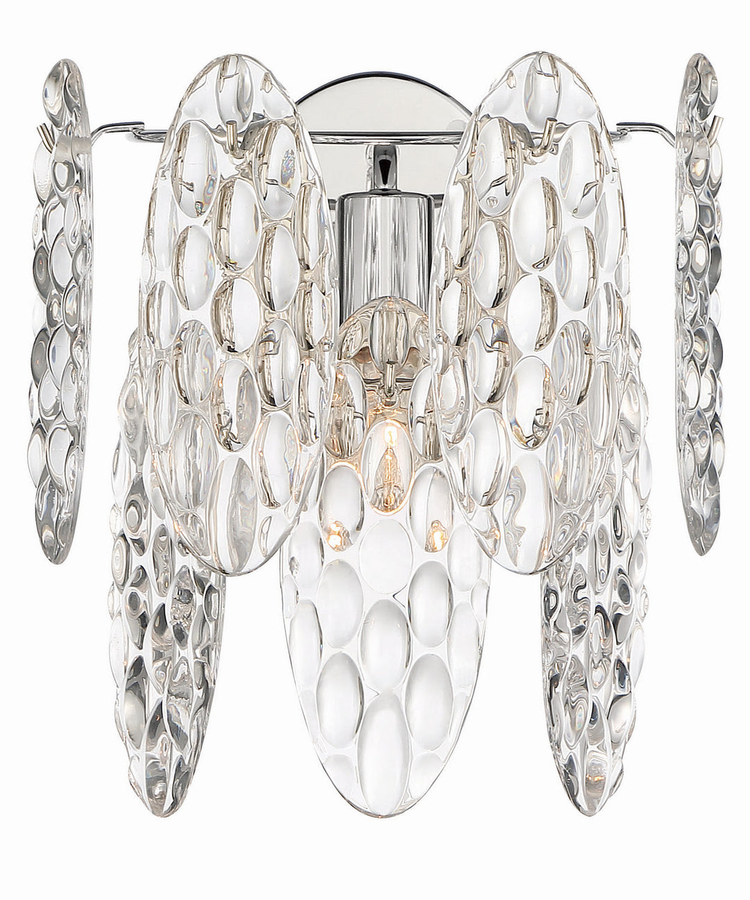 Minka Lavery Isabellas Reign One Light Wall Sconce in Polished Nickel