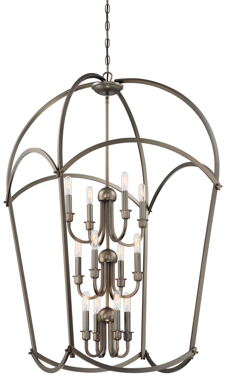 Minka Lavery Jupiters Canopy 12 Light Pendant in Harvard Court Bronze (Plated)