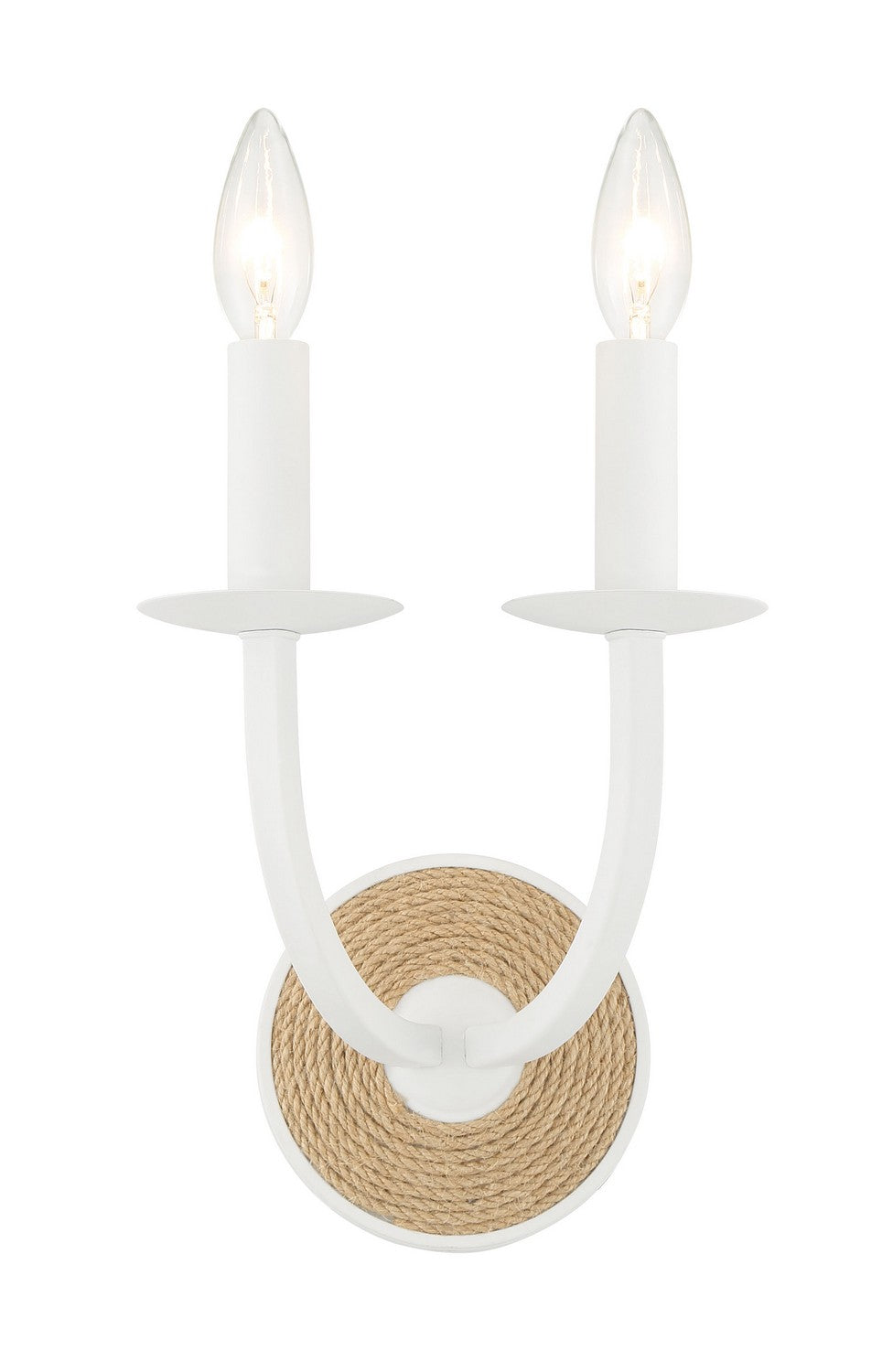 Minka Lavery Lanton Two Light Wall Sconce in Sand White
