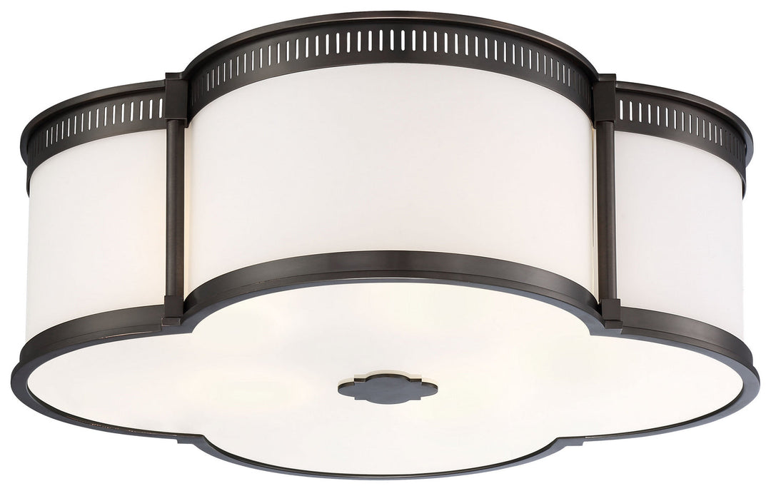 Minka Lavery LED Flush Mount in Harvard Court Bronze (Plated)