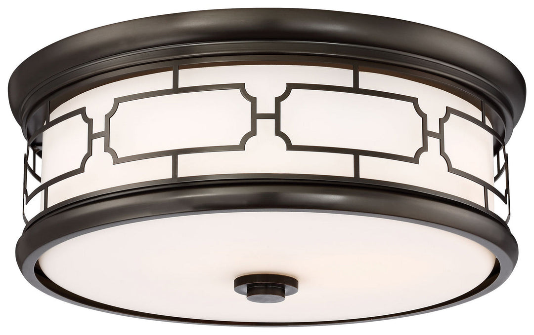 Minka Lavery LED Flush Mount in Harvard Court Bronze (Plated)