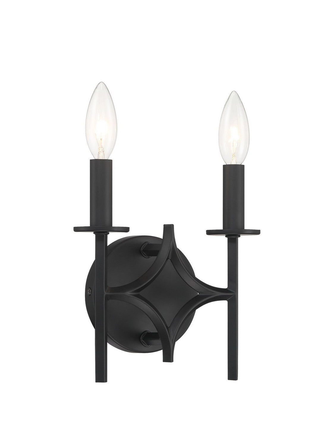 Minka Lavery Muncie Two Light Wall Sconce in Coal