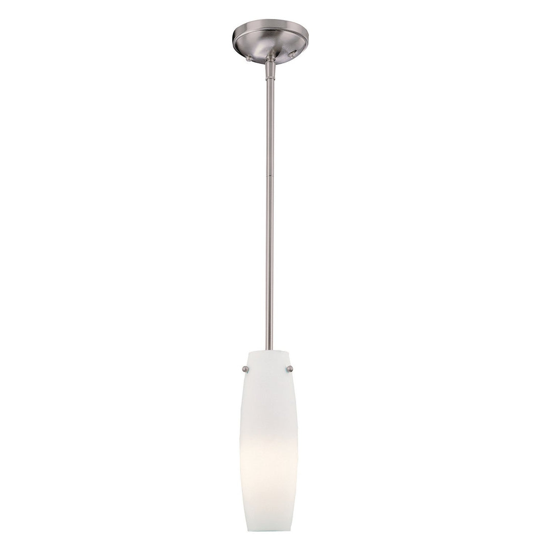 Minka Lavery One Light Mini Pendant in Brushed Nickel