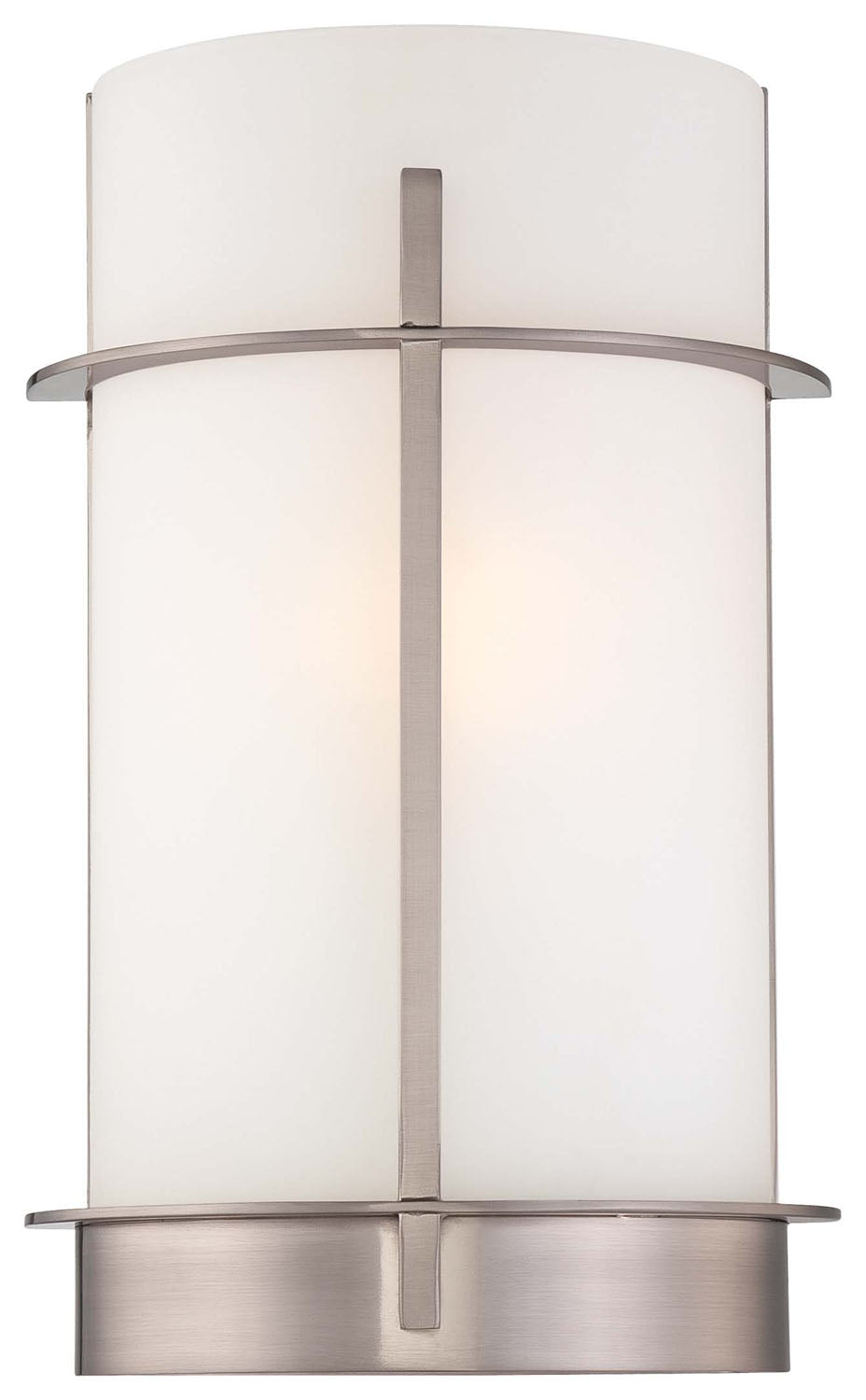 Minka Lavery One Light Wall Sconce in Brushed Nickel
