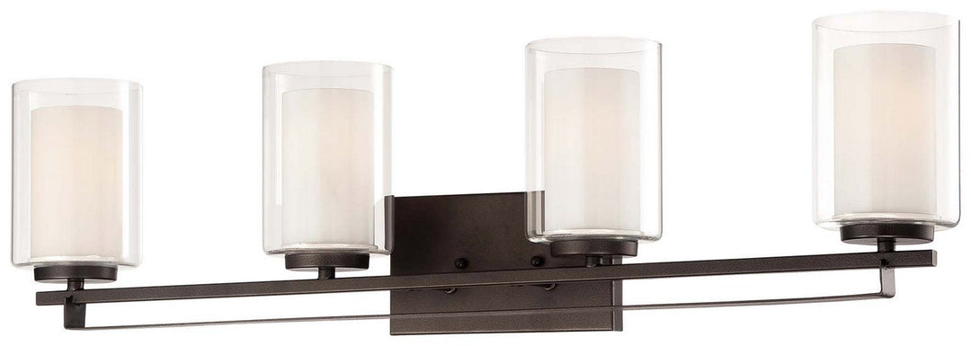 Minka Lavery Parsons Studio Four Light Bath in Smoked Iron