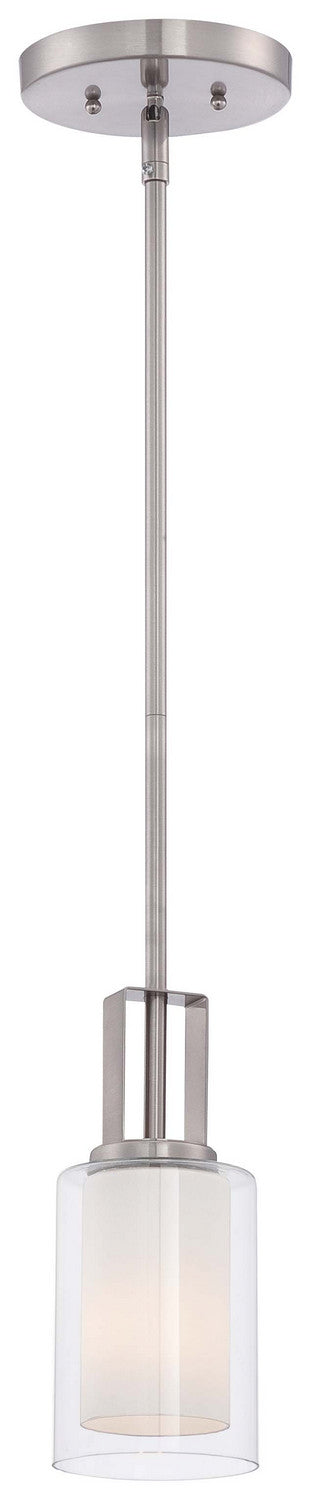 Minka Lavery Parsons Studio One Light Mini Pendant in Brushed Nickel