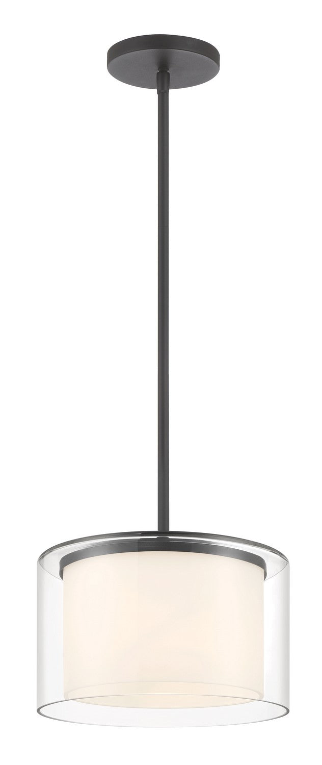 Minka Lavery Parsons Studio One Light Pendant in Coal