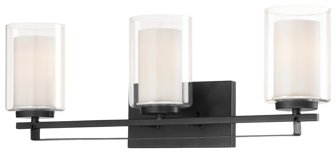 Minka Lavery Parsons Studio Three Light Bath Bar in Sand Coal