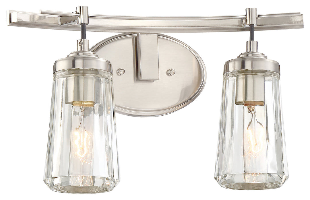 Minka Lavery Poleis Two Light Bath in Brushed Nickel