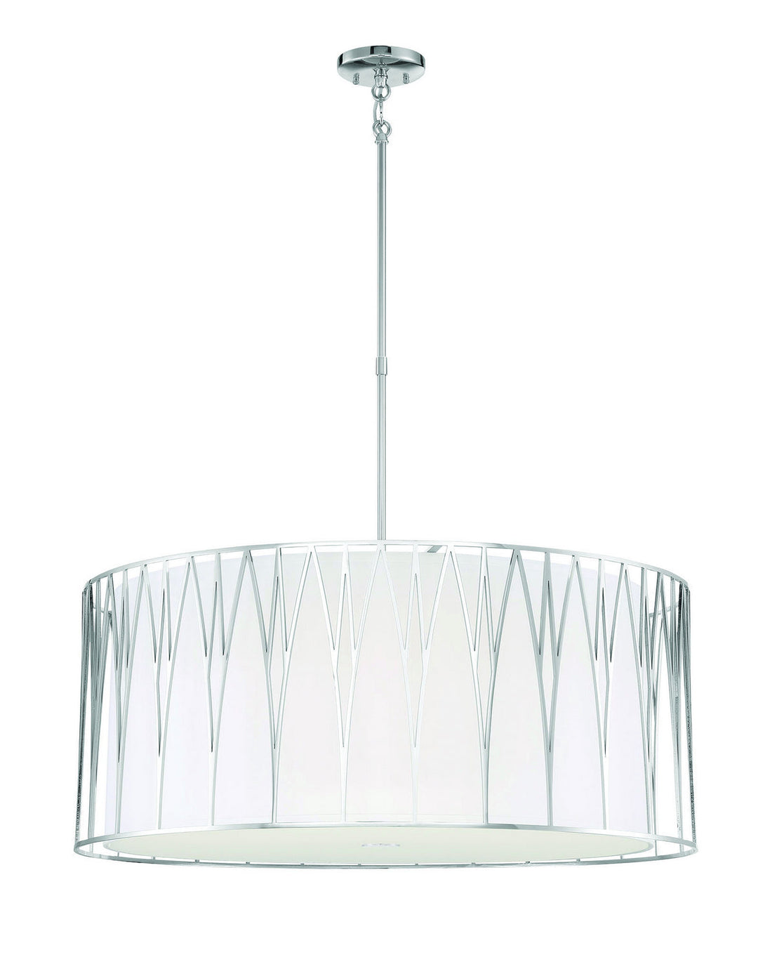 Minka Lavery Regal Terrace LED Pendant in Polished Nickel