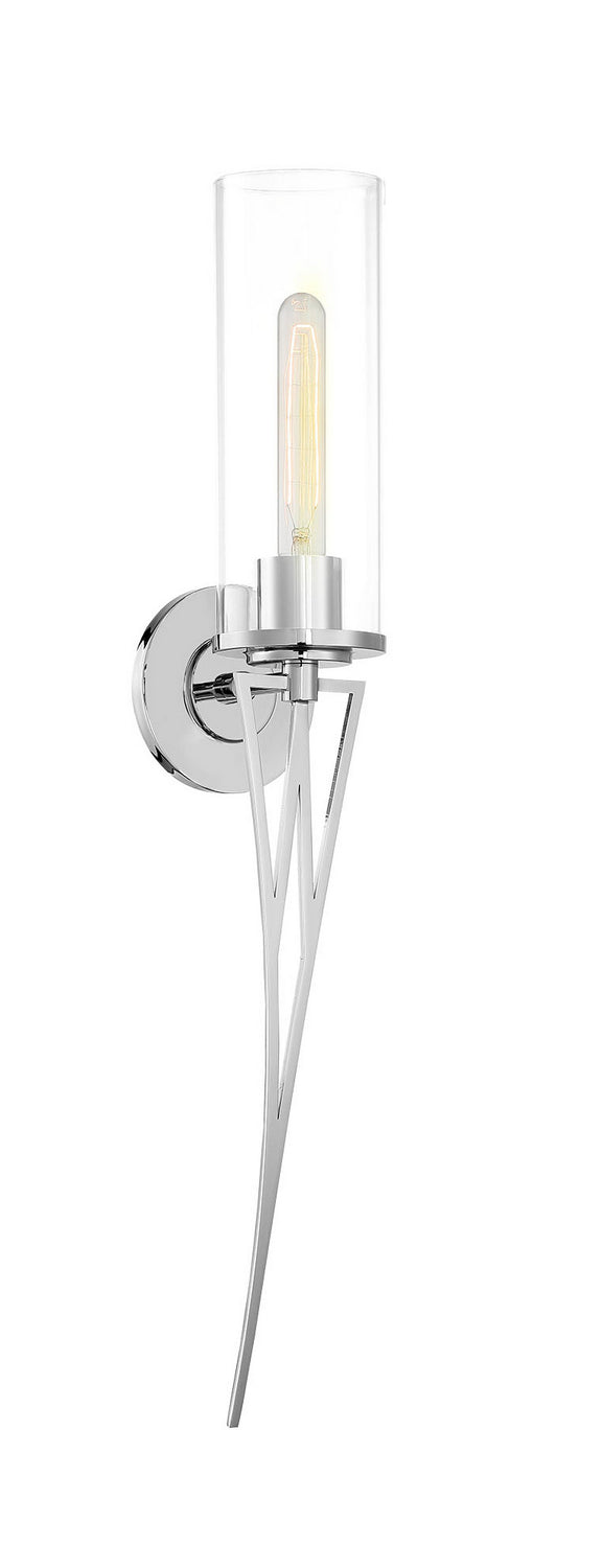 Minka Lavery Regal Terrace One Light Wall Sconce in Polished Nickel