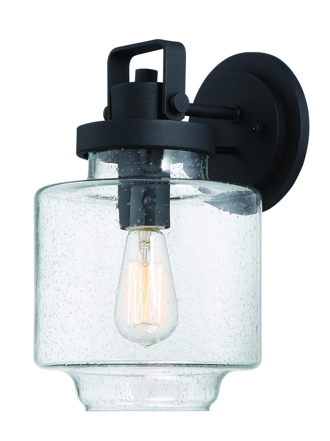 Minka Lavery Rosecrans One Light Outdoor Wall Mount in Coal