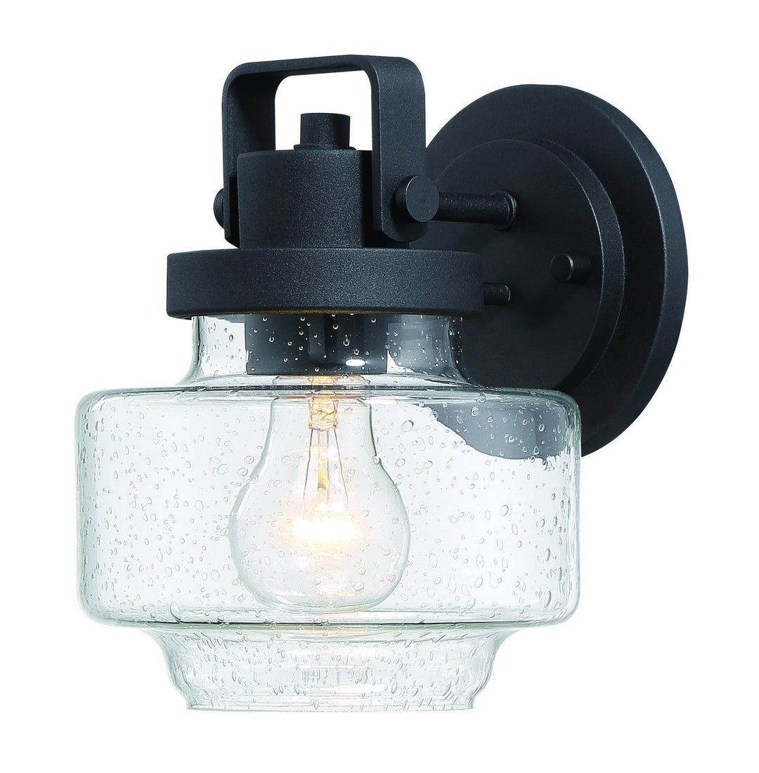 Minka Lavery Rosecrans One Light Wall Mount in Coal