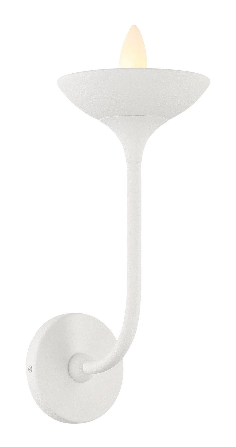 Minka Lavery Ryton One Light Wall Sconce in Plaster White