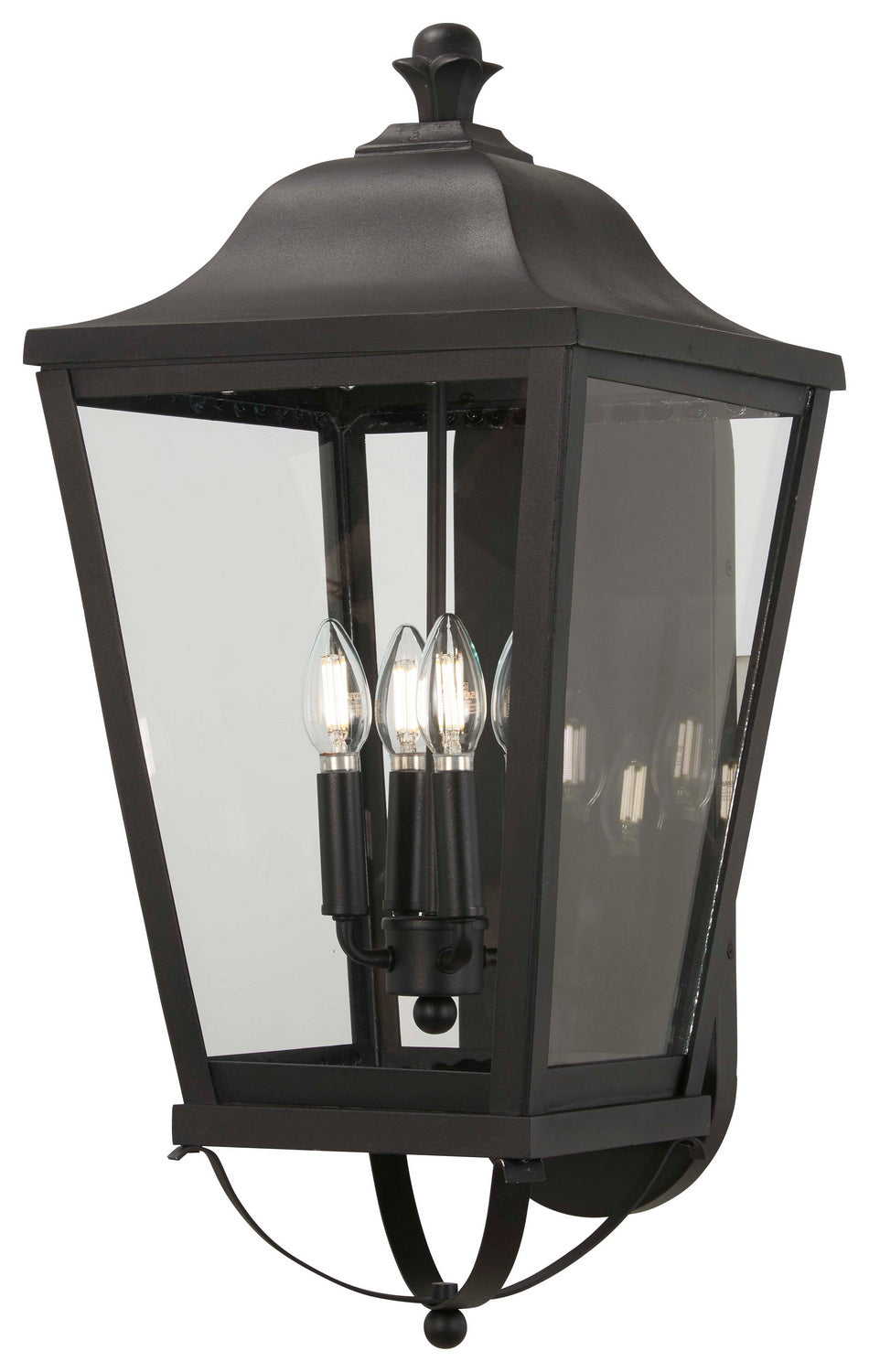 Minka Lavery Savannah Four Light Outdoor Wall Mount in Sand Coal