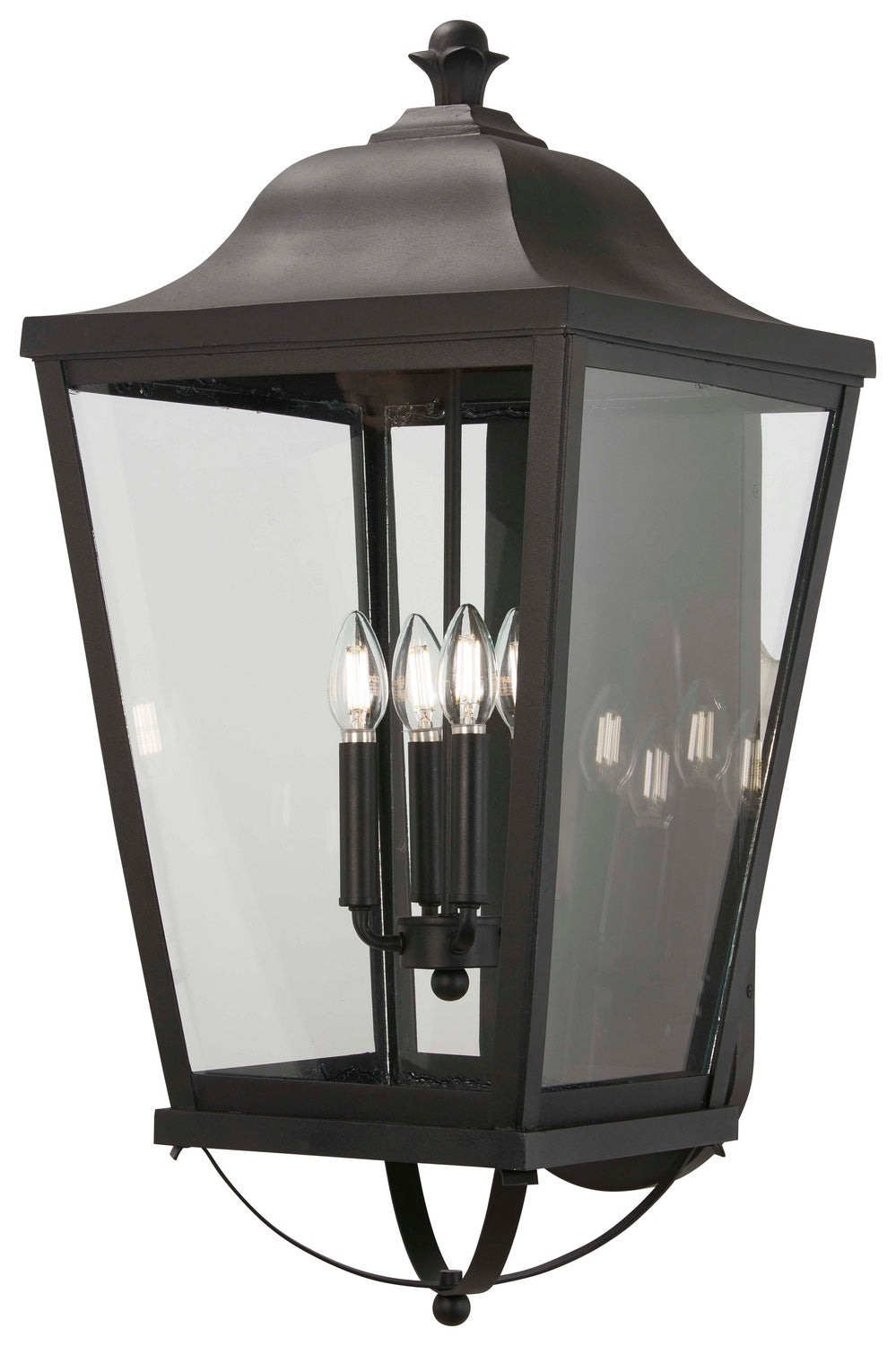 Minka Lavery Savannah Four Light Outdoor Wall Mount in Sand Coal