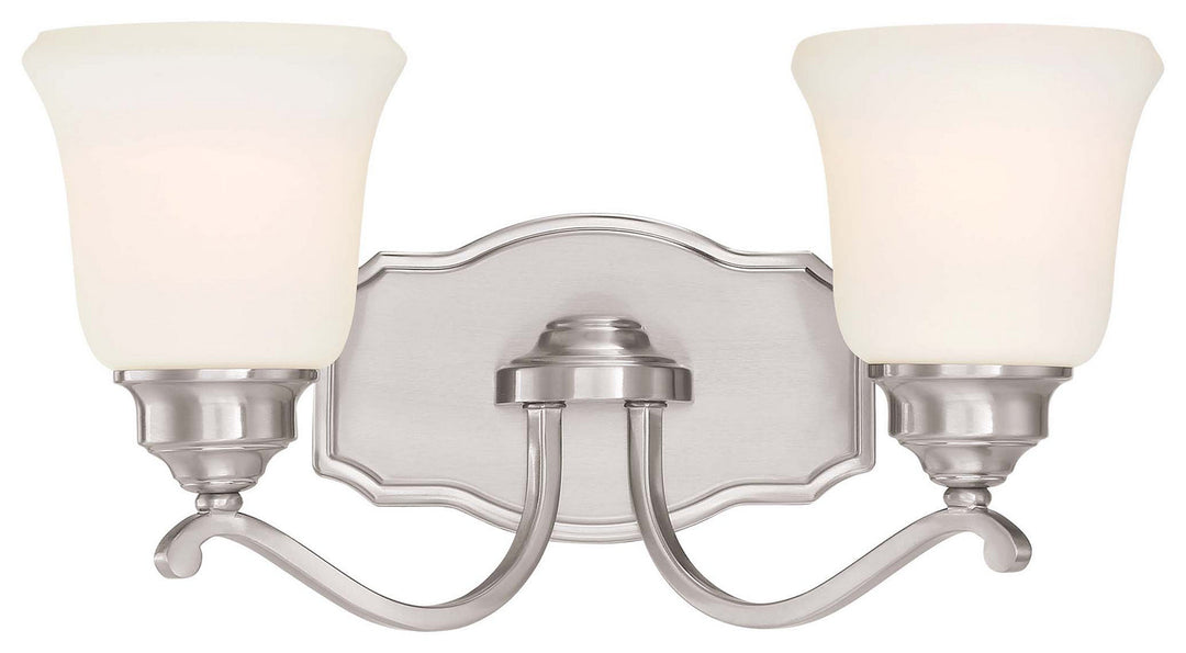 Minka Lavery Savannah Row Two Light Bath in Brushed Nickel