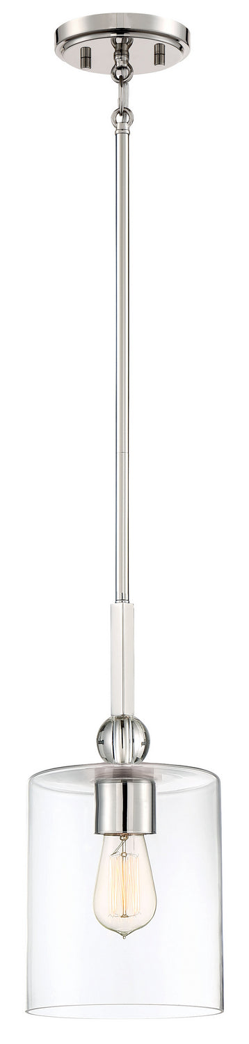 Minka Lavery Studio 5 One Light Mini Pendant in Polished Nickel