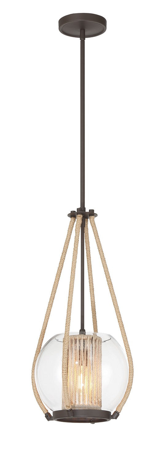Minka Lavery Stutterhein One Light Pendant in Sand Bronze