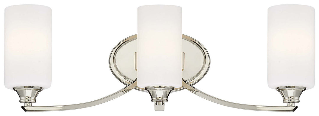 Minka Lavery Tilbury Three Light Bath in Polished Nickel