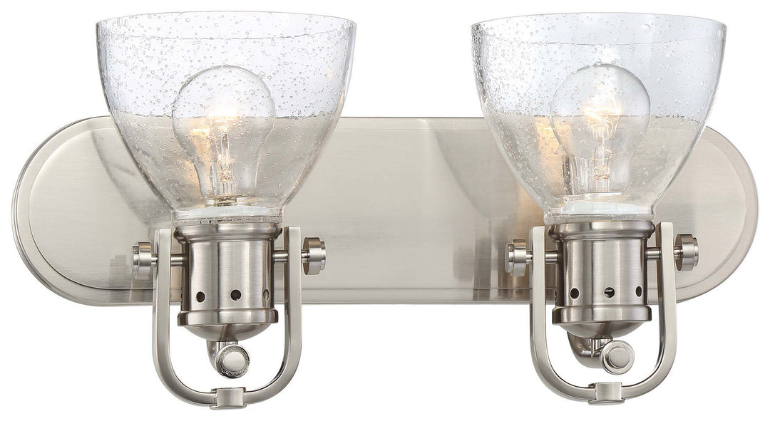 Minka Lavery Two Light Bath in Brushed Nickel