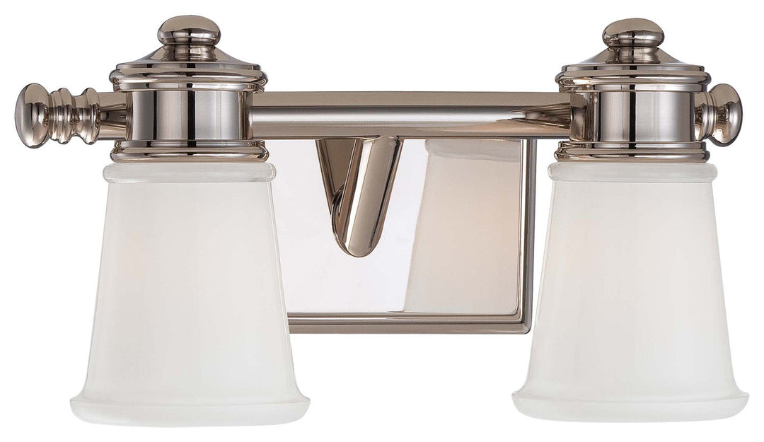 Minka Lavery Two Light Bath in Polished Nickel