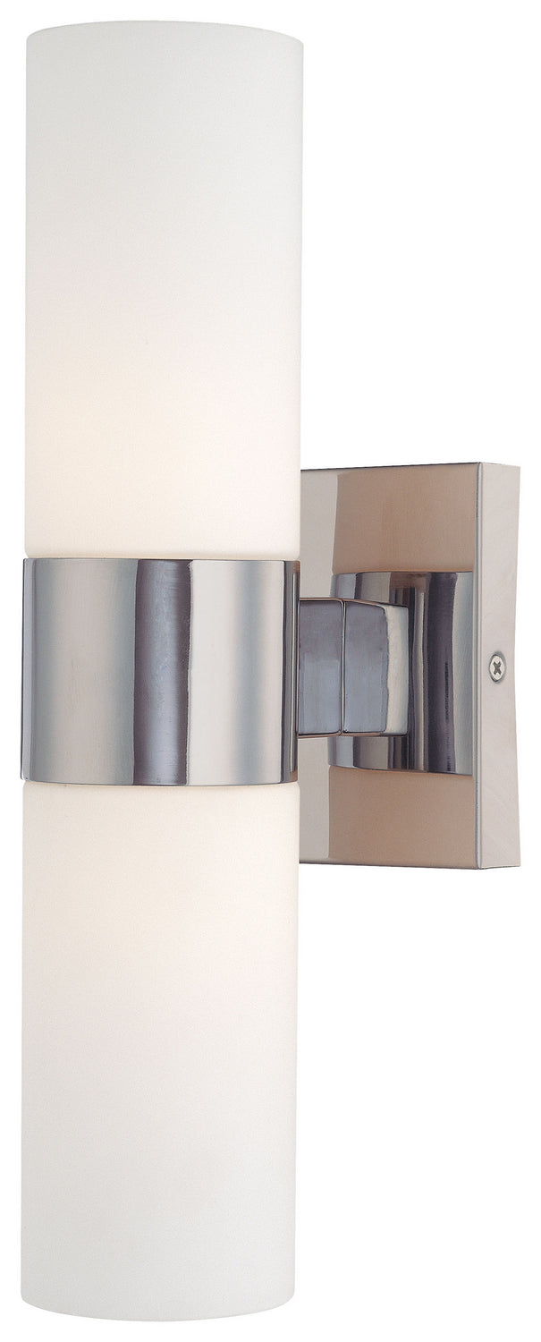 Minka Lavery Two Light Wall Sconce in Chrome