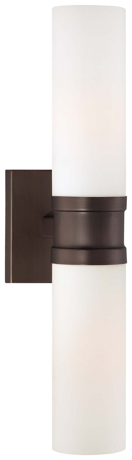 Minka Lavery Two Light Wall Sconce in Copper Bronze Patina