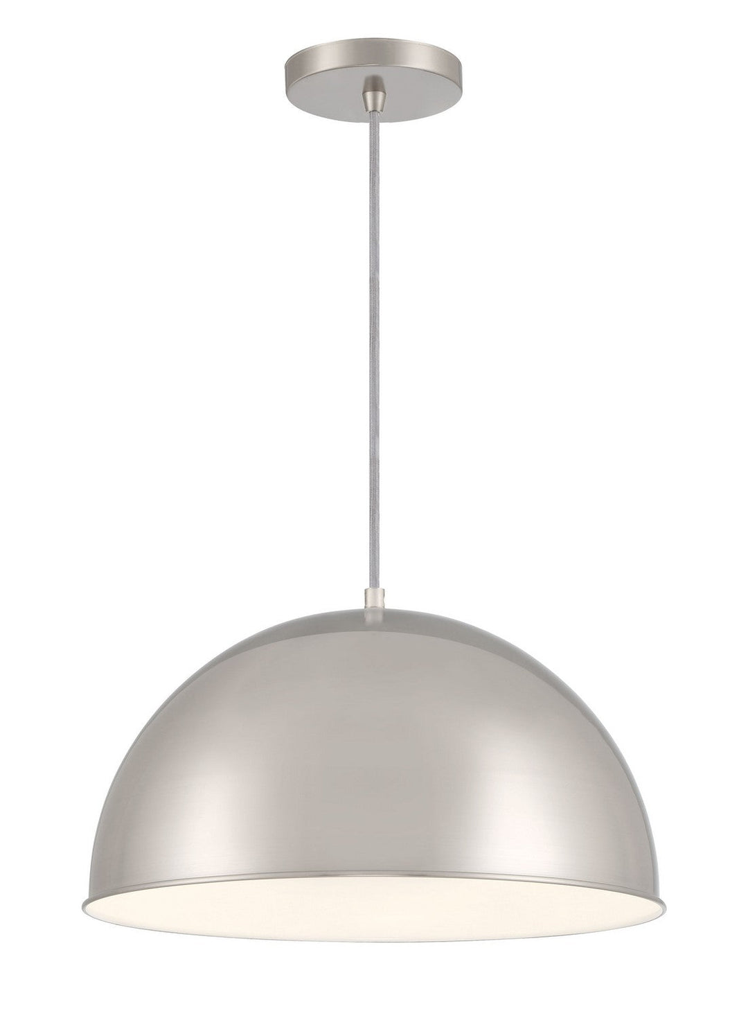 Minka Lavery Vantage Pendants One Light Hanging Lantern in Brushed Nickel