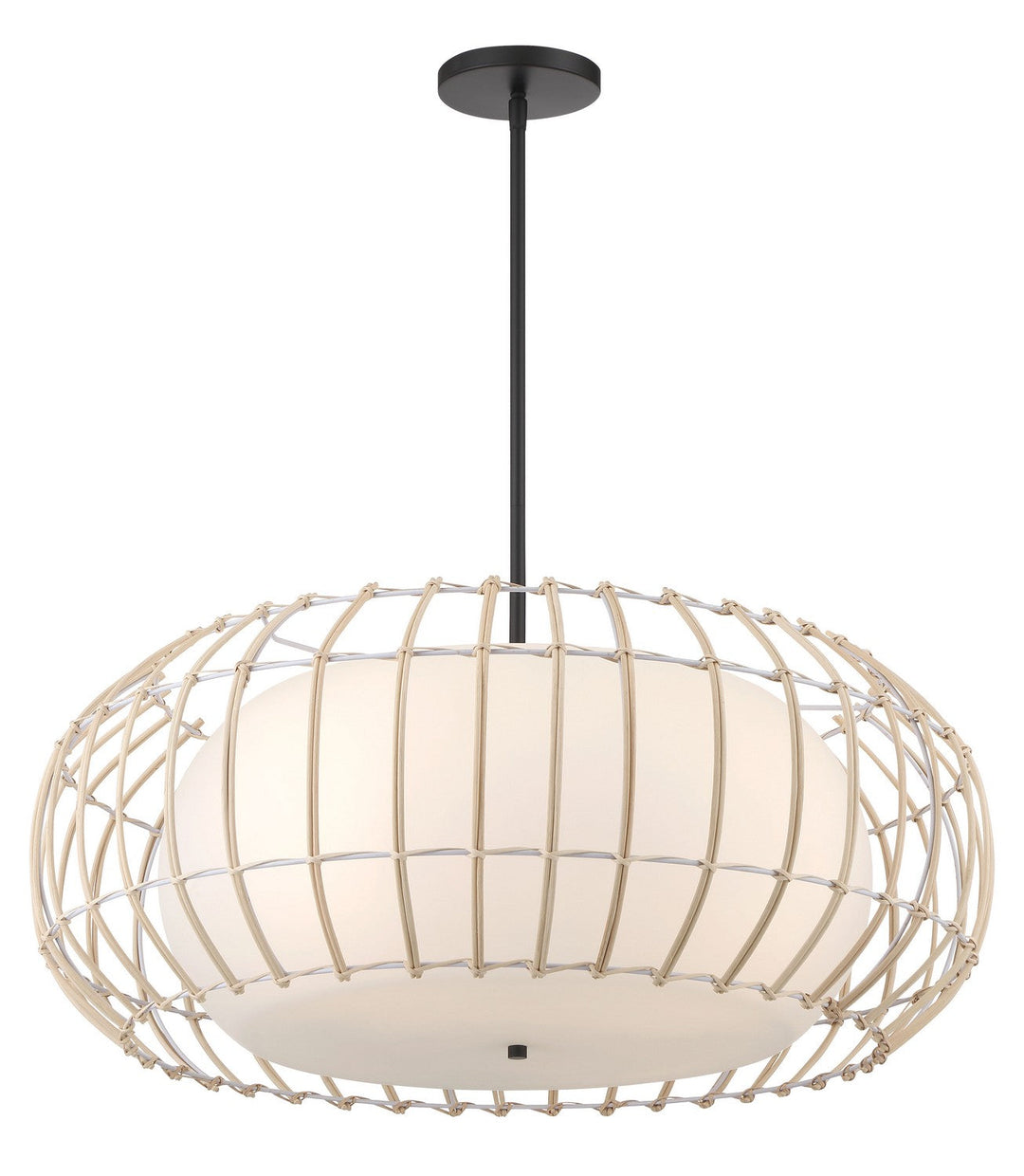Minka Lavery Watermill Four Light Pendant in Coal