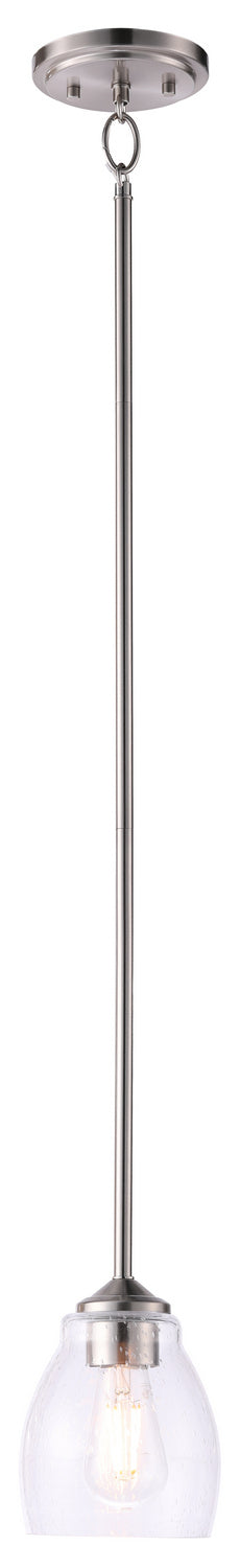 Minka Lavery Winsley One Light Pendant in Brushed Nickel