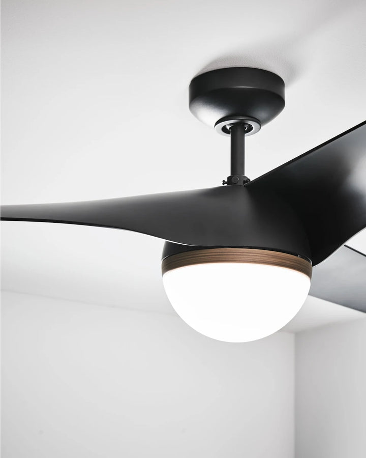 Visual Comfort Akova 56" Indoor/Outdoor DC Ceiling Fan with 20W LED Light plus Remote
