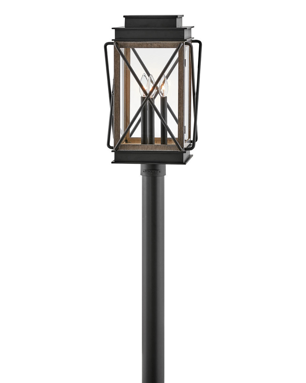 Montecito LED Post Top or Pier Mount in Black