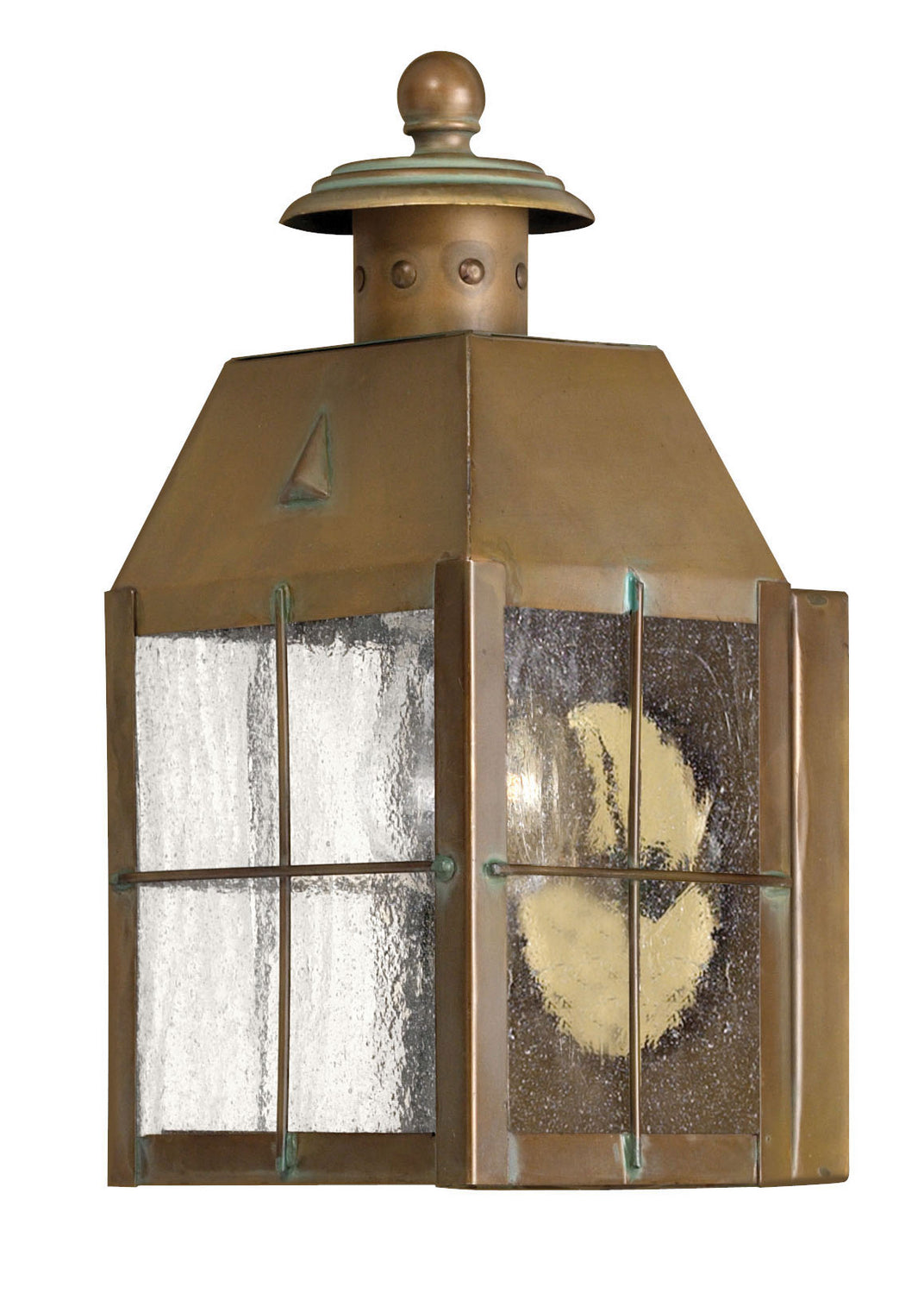 Nantucket LED Wall Mount in Aged Brass