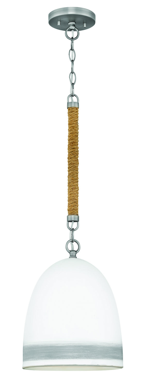 Nash LED Pendant in Antique Nickel