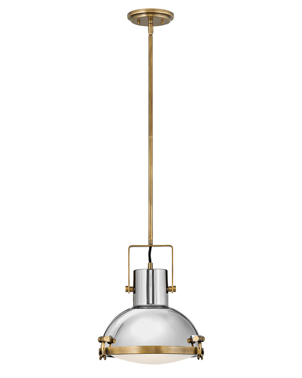 Nautique LED Pendant in Heritage Brass