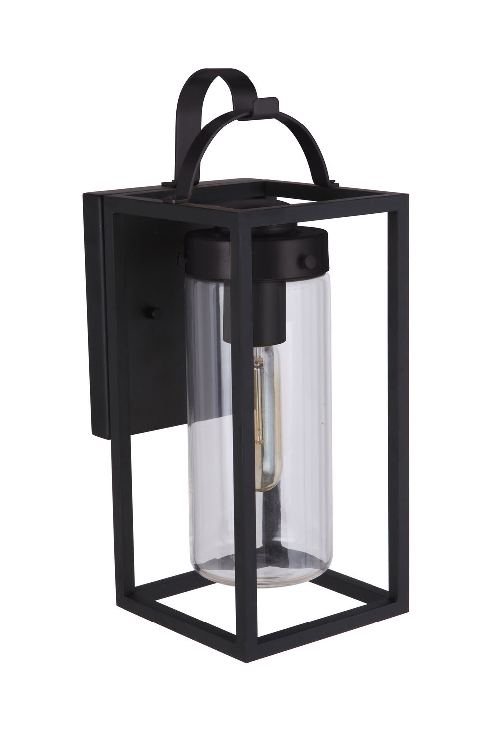 Neo One Light Outdoor Wall Lantern in Midnight