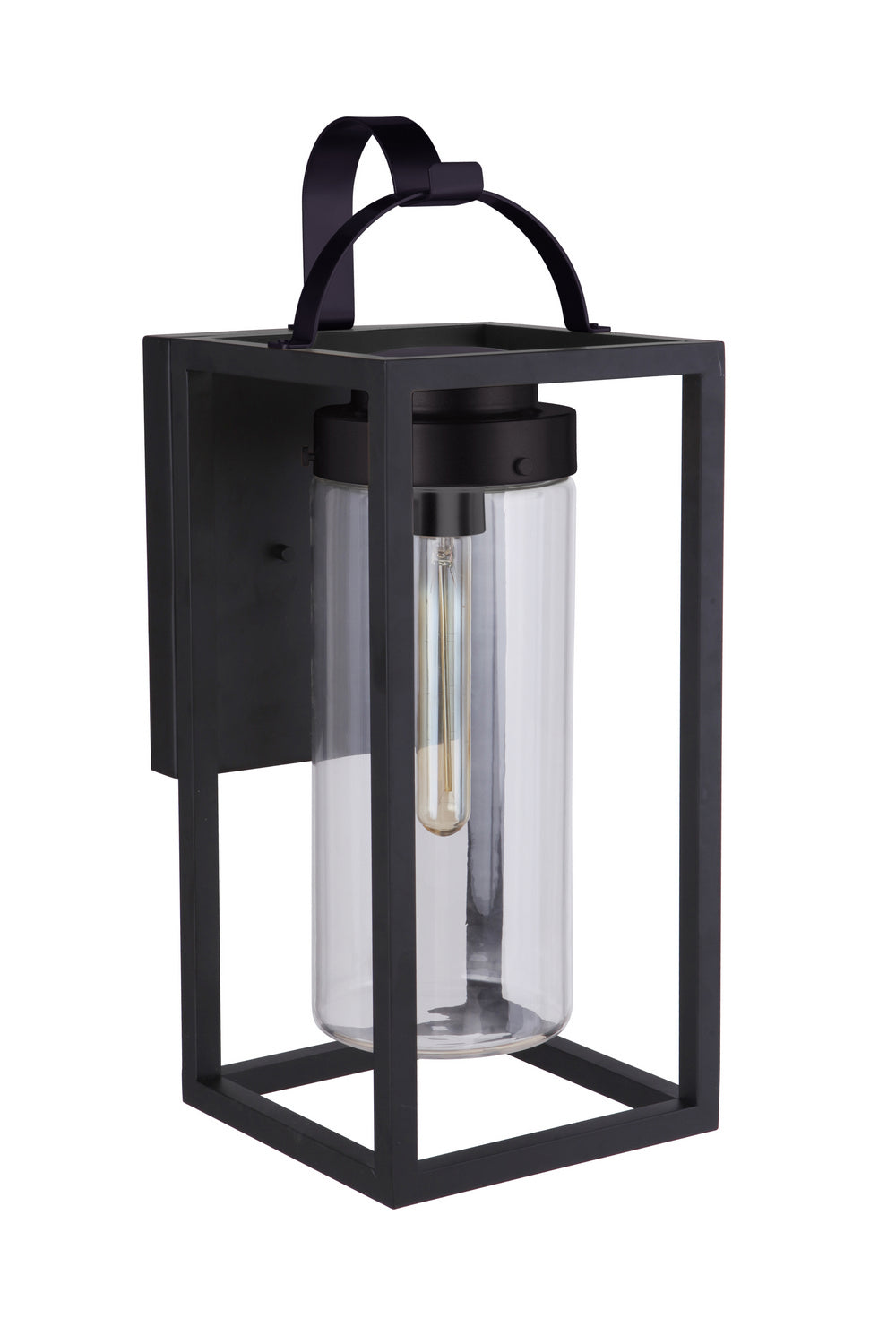 Neo One Light Outdoor Wall Lantern in Midnight