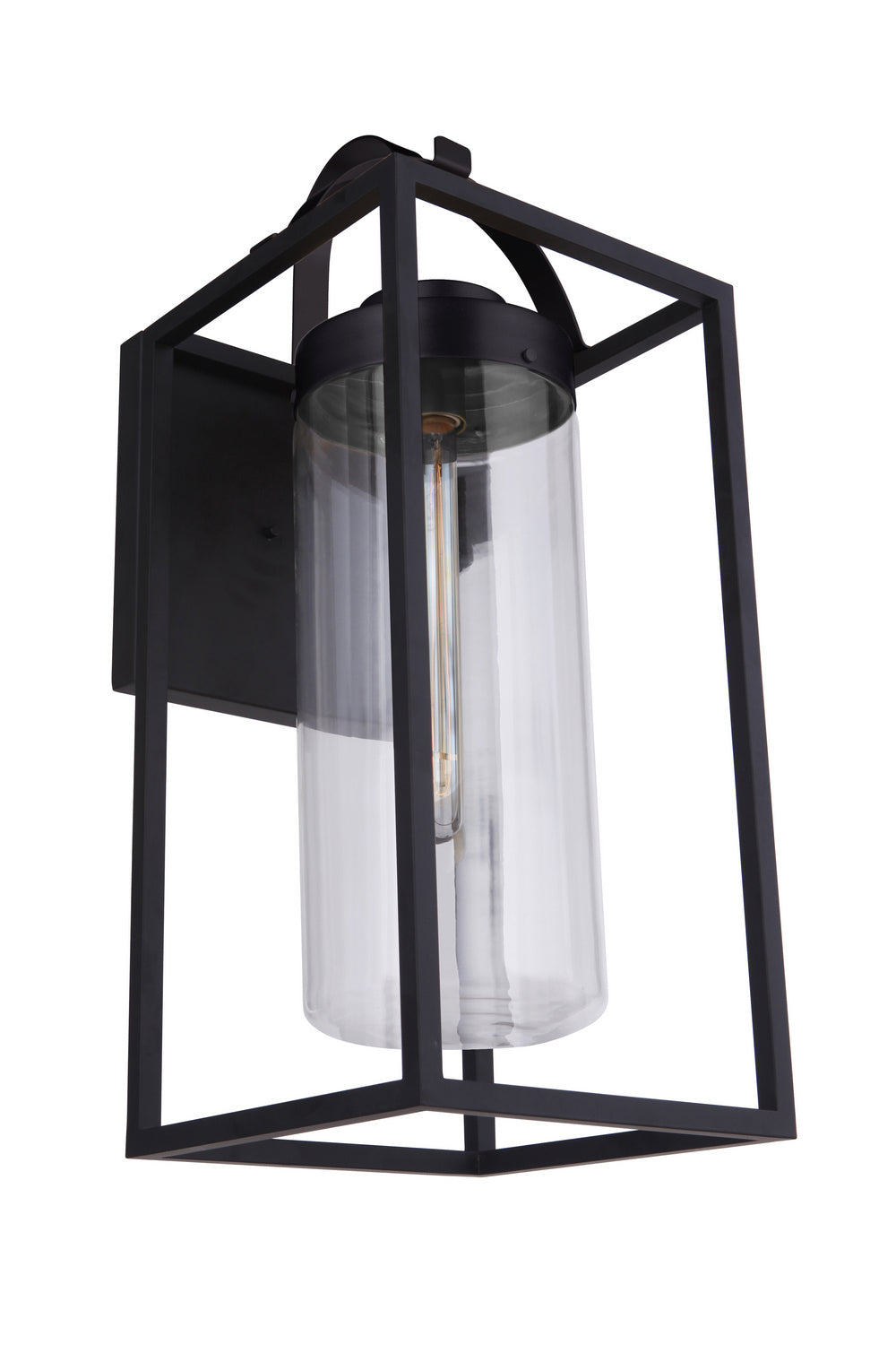 Neo One Light Outdoor Wall Lantern in Midnight